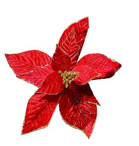 Flor Natalina Poinsetia Vermelha
