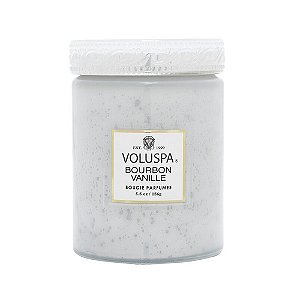 MINI VELA POTE VIDRO 50H BOURBON VANILLE VOLUSPA