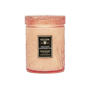 MINI VELA POTE VIDRO 50H RELEVO KALAHARI WATERMELON VOLUSPA