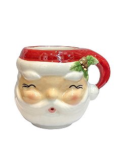 Caneca Natalina Bojuda Papai Noel Aldeia dos Elfos