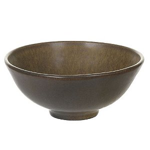 BOWL CERAMICA STONEWARE ORGANIC JUNGLE MARROM ESVERDEADO