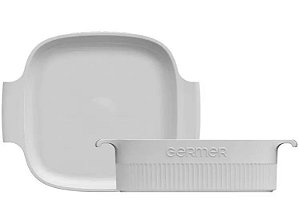 TRAVESSA QUADRADA PORCELANA 21cm GERMER