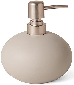 PORTA-SABONETE LIQUIDO EM CIMENTO CINZA DECOR MART