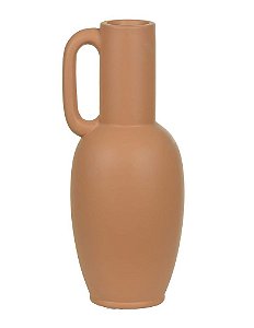 VASO JARRO DECORATIVO CERAMICA TERRACOTA 30cm