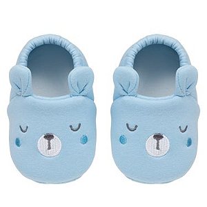 PANTUFA URSO AZUL - 12 A 18 MESES BUBA