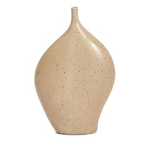 VASO EM CERAMICA MARROM CLARO MART 33cm