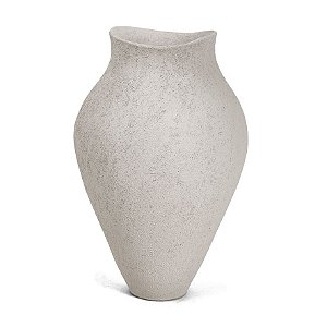 VASO EM POLIRRESINA OFF WHITE MART BOJUDO 38,5cm