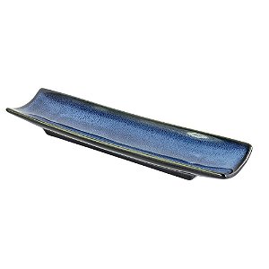 TRAVESSA DE SERVIR DE CERAMICA JAPONES AZUL 33,5cm