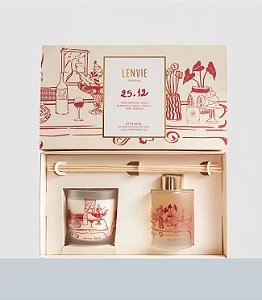 Kit Vela e Difusor de Perfume 25.12 ESPECIAL DE NATAL LENVIE