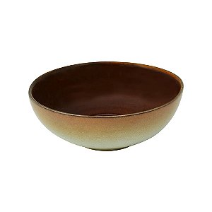 Bowl Tigela Noir Organico em ceramica 750ml L'Hermitage bege