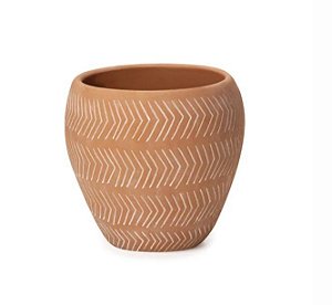 CACHEPOT EM CIMENTO TERRACOTA MART