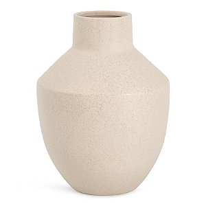 VASO EM CERAMICA BEGE MART 33cm