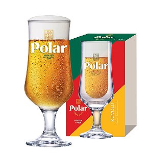 Taça de Vidro Cerveja Polar Colecionador 370ml Licenciado