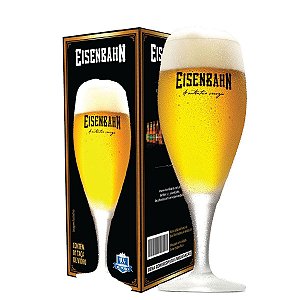 Taça de Cristal Cerveja Eisenbahn Colecionável 400ml