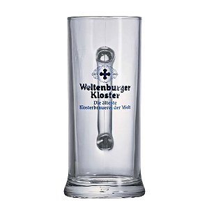 Caneca de Vidro Weltenburger Kloster Para Cerveja 670ml