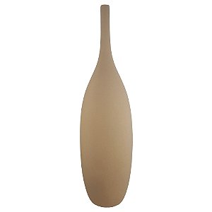 VASO GARRAFA EM CERAMICA ALEGRA I MARROM - 50CM