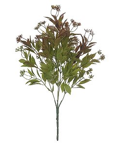 FOLHAGEM GRASS X25 GALHOS VERDE OUTONO 36cm