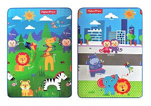TAPETE DUPLA FACE RECREIO MATTEL FISHER PRICE 180cm JOLITEX