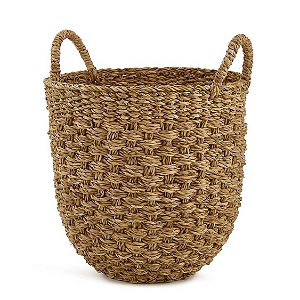 CESTO DECORATIVO  FIBRA NATURAL MART 44CM