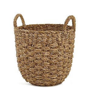 CESTO DECORATIVO FIBRA NATURAL MART 39CM