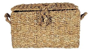CESTO TAUANE EM SEAGRASS DECORATIVO  M