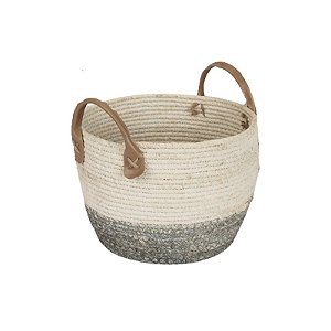 CESTOS DECORATIVO EM SEAGRASS ELEGANCE G
