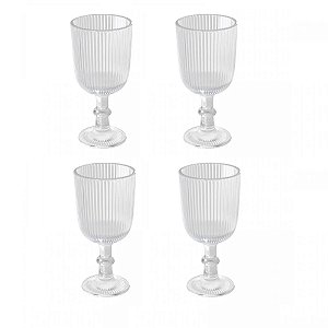 CJ 4 TACAS DE VIDRO PARA LICOR LINES 75ML - WOLFF