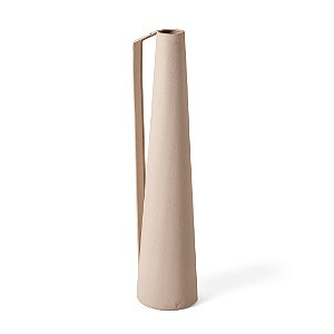 VASO EM METAL OFF WHITE MART 41CM