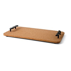 BANDEJA EM MDF COM REVESTIMENTO EM CORTICA MART 42cm