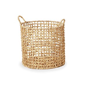CESTO EM FIBRA NATURAL MART 30x34cm