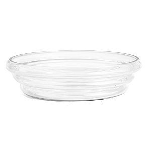 CENTRO DE MESA EM VIDRO INCOLOR MART 40cm