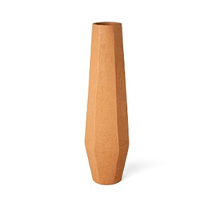 VASO EM POLIRRESINA BEGE MART 50cm