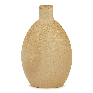 VASO EM CERAMICA BEGE MART 30CM