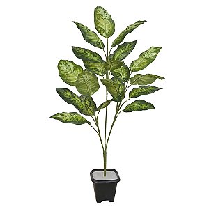 ARVORE COM FOLHAGEM DECORATIVA GOLDEN C/VASO - 90CM