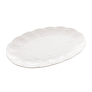 TRAVESSA DE PORCELANA NEW BONE BUTTERFLY FLOWER 31,5CM -LYOR