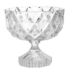 CENTRO DE MESA DECOR EM CRISTAL DELI DIAMOND 18CM - LYOR