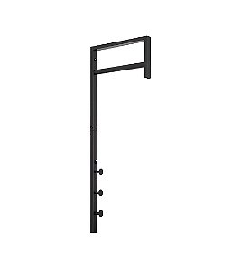 CABIDEIRO SUSPENSO EM METAL - OIKOS PRETO 81,5cm