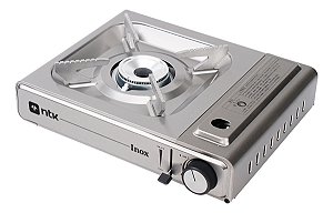 Fogareiro Frontier Inox Cheff Stain Automático Gás Nautika