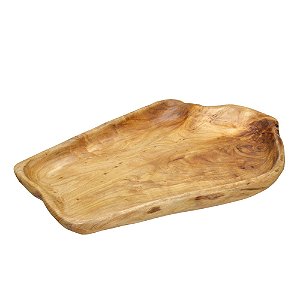 CENTRO DE MESA DECORATIVO EM MADEIRA NA COR MARROM 4,5X46CM