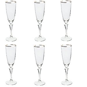 JG 06 TACAS CHAMPANHE ELIZABETH CRISTAL ECOLOG 200ML BOHEMIA