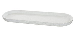 BANDEJA CIMENTO  BRANCO 1,7X31X11cm - FLORARTE