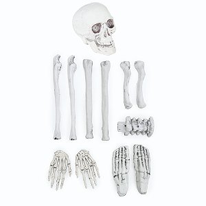 KIT ESQUELETO DECORATIVO C/11 - HALLOWEEN