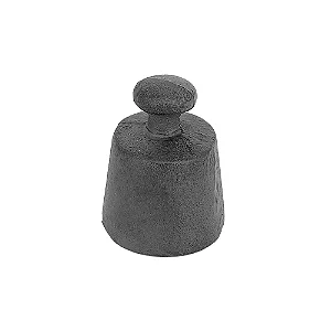 PECA DECORATIVA ABAFADOR EM FERRO PRETO 11,7CM