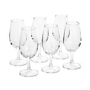 JOGO DE 6 TACAS PARA DEGUSTACAO BOHEMIA GASTRO CRISTAL 210ml