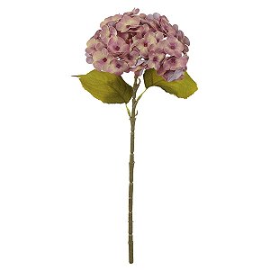HORTENSIA TOQUE REAL PERMANENTE ROSA 2 TONS 46CM FLORARTE