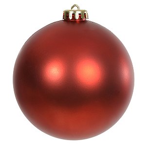 BOLA FOSCA  VERMELHO NO TUBO C/1 UND 12CM FLORARTE