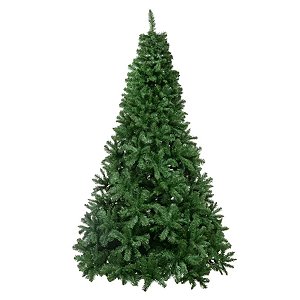 ARVORE DE NATAL AVEIRO 1341TIPS COM BASE METAL VERDE 2,1M
