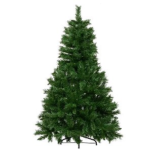 ARVORE NATAL NEW MICHIGAN 450TIPS C/BASE VERDE 1,5M FLORARTE