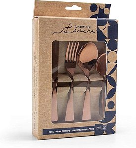 FAQUEIRO 16 PCS LOVERS GOURMET MIX COBRE