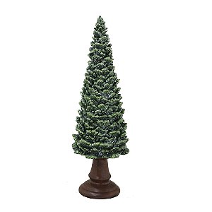 ESCULTURA ARVORE NATALINA DECORATIVA EM RESINA 31,5cm